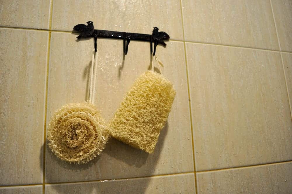 Use your luffa as a sponge for cleaning